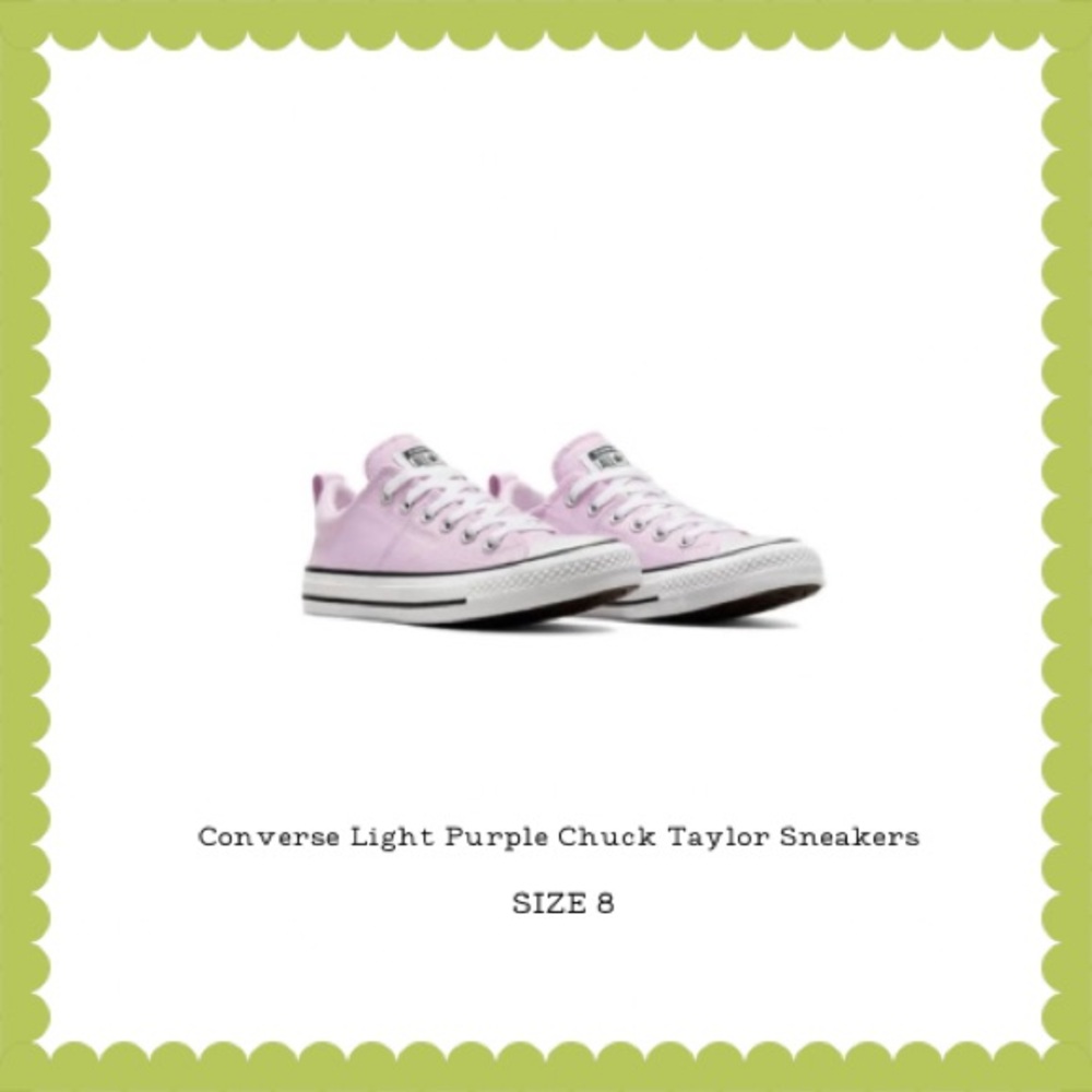 Converse Light Purple Chuck Taylor Low-Top Sneakers